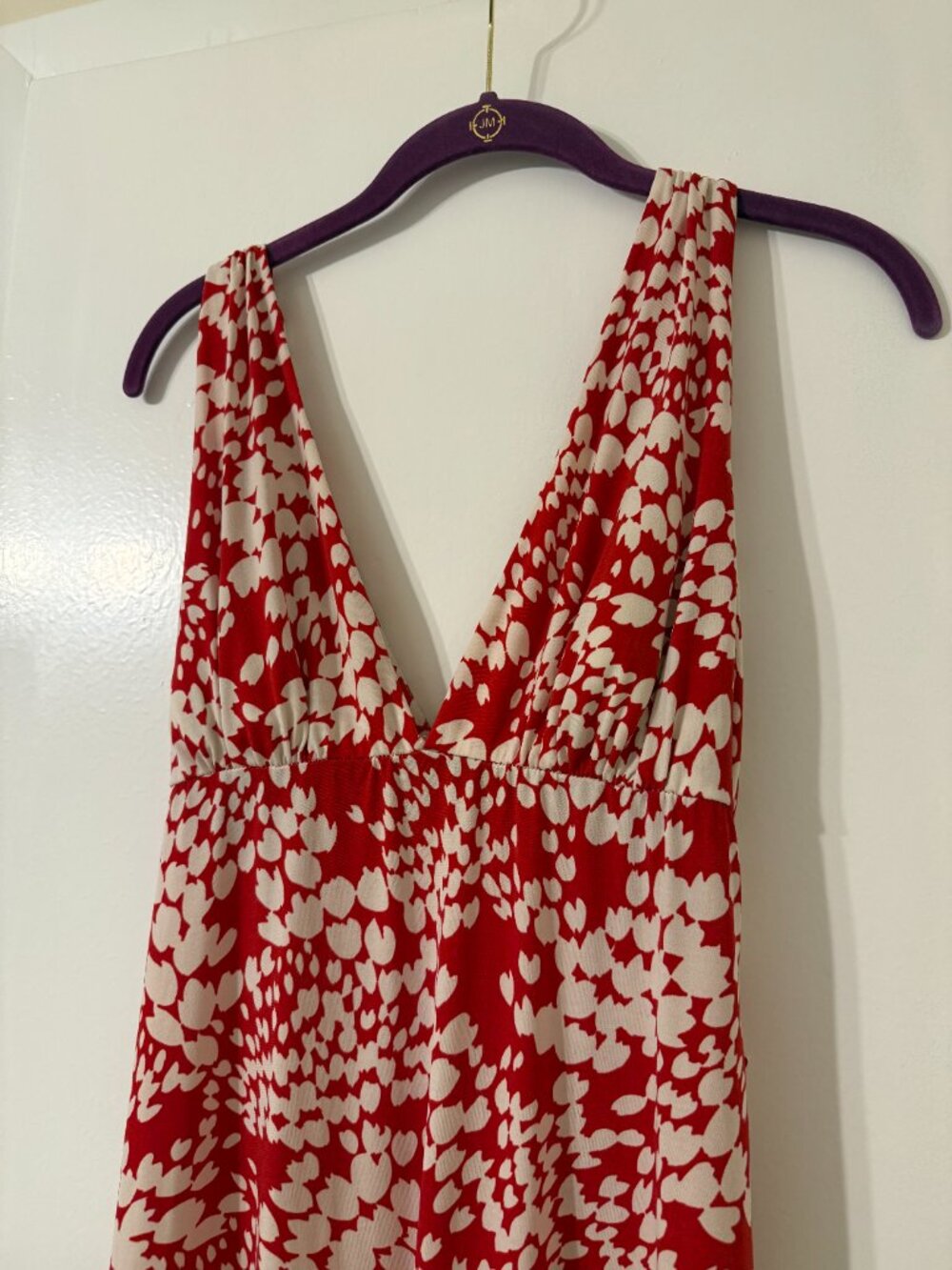 XOXO Women's Red and White Dress - Picture 4 of 7